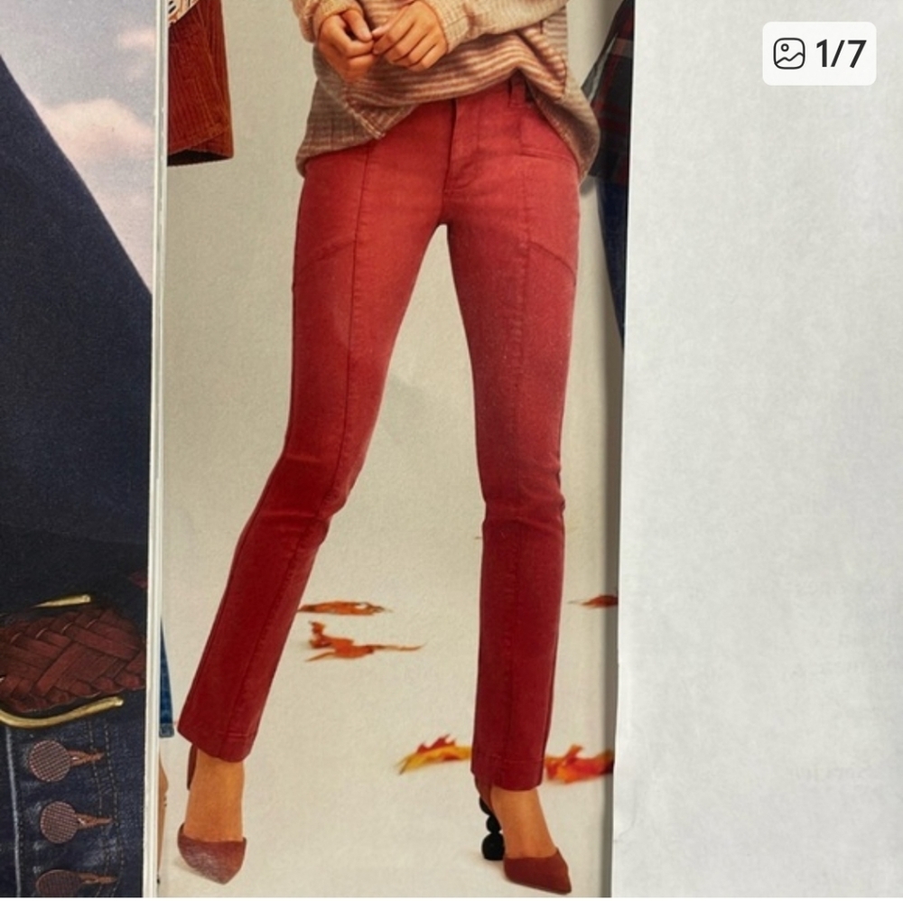 Red Skinny Pants